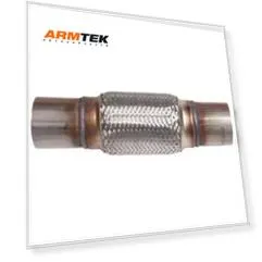 гофра глушителя! Inner Braid с патрубками\ универсальная D60xL158(L272)