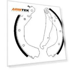 0 986 487 199 03.0137-0166.2=4088.00 !колодки барабанные\ Opel AstraF <98/VectraA 1.4-1.8 <95