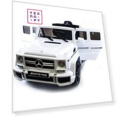 Детский электромобиль Harleybella Mercedes Benz G63 LUXURY 2.4G - White - HL168-LUX-W