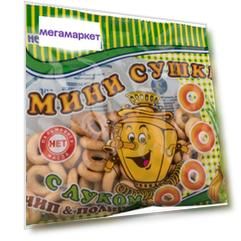 Сушки мини Невская сушка с луком Чип и Полинка 200 г