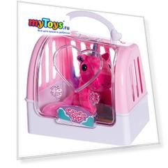Мягкая игрушка Junfa Toys "Мой питомец" Единорог в переноске