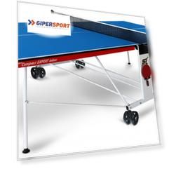 Теннисный стол Start Line Compact Expert Indoor синий (с сеткой)