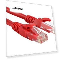 Патч-корд TWT TWT-45-45-3.0-RD RJ45 - RJ45, 4 пары, UTP, категория 5е, 3 м, красный