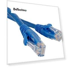 Патч-корд TWT TWT-45-45-1.0-BL RJ45 - RJ45, 4 пары, UTP, категория 5е, 1 м, синий