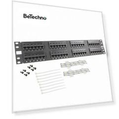 Патч-панель AMP 406331-1 110 Block Patch Panel, 48p, T568A/B, 19``