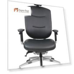 Эргономичное кресло GTCHAIR Marrit Черный Черный Кожа
