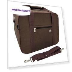 Сумка дорожная для ручной клади Pobedabags Премиум коричневый 36х30х27