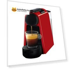Кофемашина Delonghi Nespresso EN85.R 1310Вт красный/черный