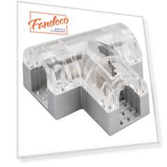 Соединитель тройной Arlight ARL-CLEAR-U15-2x90 (26x15mm) 022703