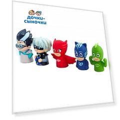 Кукольный театр PJ Masks Герои в масках 5 фигурок