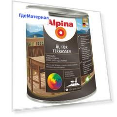 Масло Alpina шелковисто-глянцевое бесцветный 0.75 л