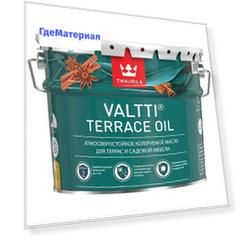 Масло Tikkurila Valtti Terrace oil бесцветный 9 л