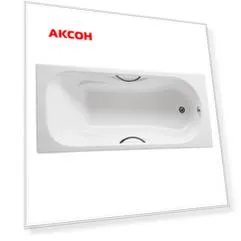 ванна чугунная roca malibu 1500х750 с отверстиями под ручки