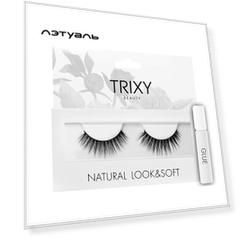 TRIXY BEAUTY Накладные ресницы с клеем арт. 717