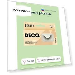 DECO. Накладные ресницы ESSENTIAL № 101 1.0