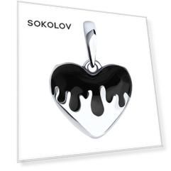 Подвеска SOKOLOV из серебра с эмалью