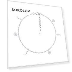 Браслет SOKOLOV из серебра с фианитами