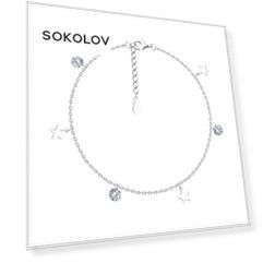 Браслет SOKOLOV из серебра с фианитами