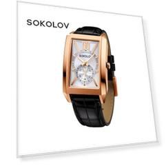 Мужские стальные часы SOKOLOV