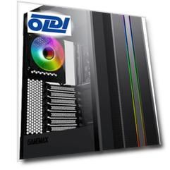 GameMax Корпус Precision COC Black (T808) (ATX, Черн, 2*USB 3.0, Зак.стекло, 1*120мм+ COC, без БП)