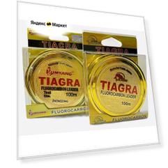 Леска Tiagra флюрокарбоновая 0.25 мм (12.5 кг), 100 м (2 шт.)