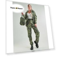 Восток-текс / костюм Дозор, женский, бязь, цифра зеленая, 44-46/170-176