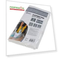Салфетка бытовая для пола хлопок, 0.8х0.5 м, Марья Искусница