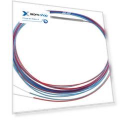 Сплиттер Hyperline FO-SPL-1x2-E11-0.9-0.3M оптический 1х2, одномод., равномерный, 1310/1550(±40nm), 0.3 m, 0.9 mm, неоконцованный