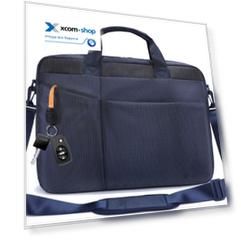 Сумка для ноутбука Lamark L247 Blue 17.3", полиэстер, синяя