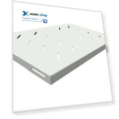 Полка SNR SNR-SHELF-06035-120G стационарная усиленная для шкафов глубиной 600мм (глубина полки 350мм), нагрузка 120кг, cерая