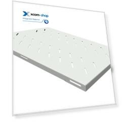 Полка SNR SNR-SHELF-10071-250G стационарная усиленная для шкафов глубиной 1000мм (глубина полки 710мм), нагрузка 250кг, серая