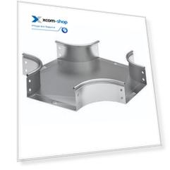 Ответвитель X-образ. DKC 36203KHDZ DKC 36203KHDZ осн. 150 мм, сталь, горячеоцинкованная, "S5 Combitech"