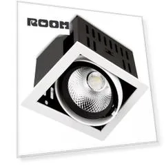 Встраиваемый светильник Ambrella Light Cardano T811 BK/CH 12W 4200K