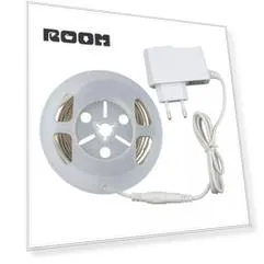 Влагозащищенная светодиодная лента для растений 7,5W/m, розовая, 2M