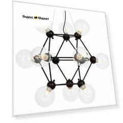 Подвесная люстра LUMINA DECO Zodiak LDP 160N-12 BK+PR
