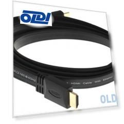 Кабель HDMI 19M/M, плоский,ver. 2.0, 4K@60 Hz 1.8m VCOM  CG522F-1.8M