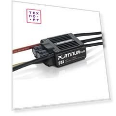 Бесколлекторный регулятор HobbyWing Platinum LV 60A V4 для авиа моделей - HW-PLATINUM-60A-V4