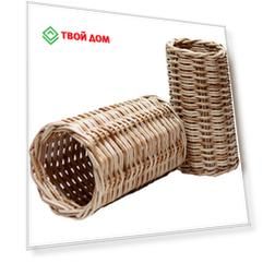 Игрушка для грызунов Doradowood Туннель малый 18х9х9 см в ассортименте