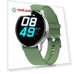 Умные часы GEOZON Sky Silver/Green G-SM07SVRG
