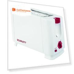 Тостер Scarlett SC-TM11013, белый