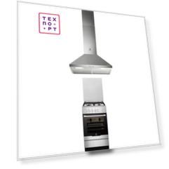 Газовая плита с вытяжкой Electrolux EKG 95010 CX + LFC9316X