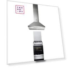 Комбинированная плита с вытяжкой Electrolux EKK 951301 X + LFC9316X