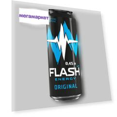 Энергетический напиток Flash Up Energy Original 0,45 л, банка