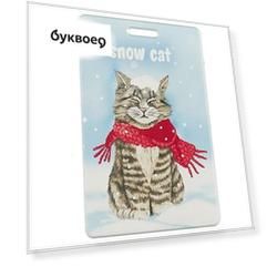 Чехол для карточек Snow cat (ДК2018-174)