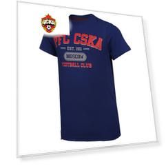 Футболка детская  PFC CSKA Moscow синяя (152)