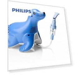 Компрессорный небулайзер, ингалятор Philips Respironics Sami the Seal HH1335/00