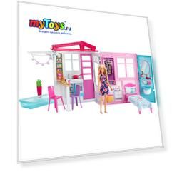 Раскладной домик для кукол Barbie