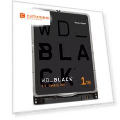 Жесткий диск WD Black WD10SPSX, 1ТБ, HDD, SATA III, 2.5"