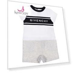 Песочник с имитацией футболки и шорт Givenchy детский