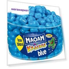 Жевательный мармелад Haribo maoam kracher blue камушки 1.2 кг